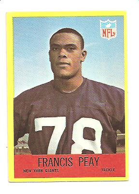1967 Philadelphia #117 Francis Peay RC