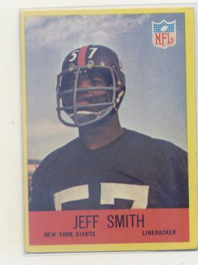 1967 Philadelphia #118 Jeff Smith LB RC