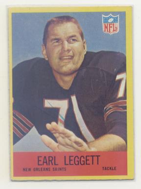 1967 Philadelphia #125 Earl Leggett RC
