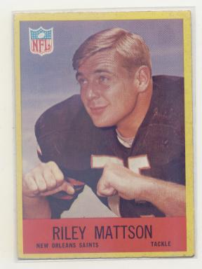 1967 Philadelphia #127 Riley Mattson