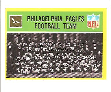 1967 Philadelphia #133 Philadelphia Eagles