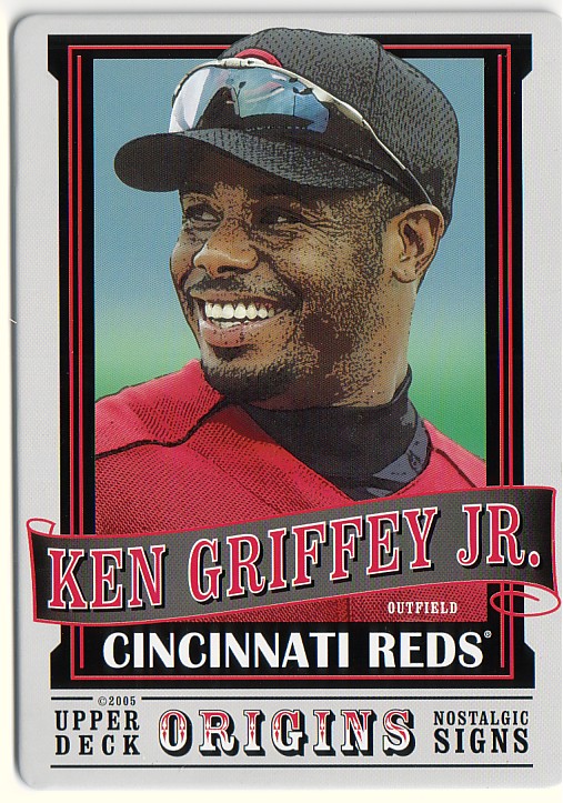 2005 Origins Nostalgic Signs #KG Ken Griffey Jr.