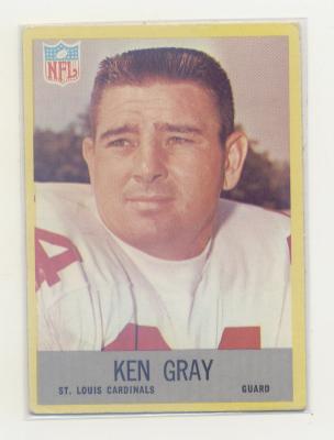 1967 Philadelphia #160 Ken Gray