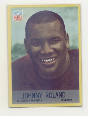 1967 Philadelphia #163 Johnny Roland RC