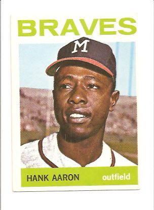 1964 Topps #300 Hank Aaron front image
