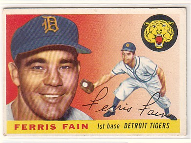 1955 Topps #11 Ferris Fain