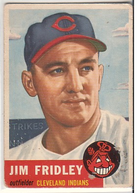 1953 Topps #187 Jim Fridley