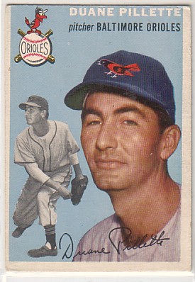 1954 Topps #107 Duane Pillette