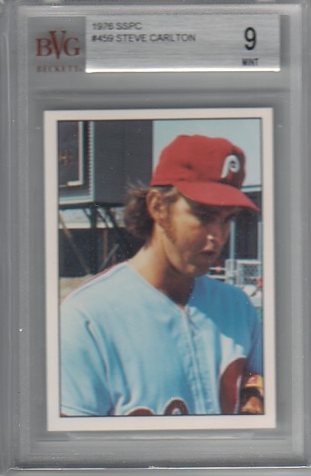 1976 SSPC Steve Carlton #459 BVG/BGS 9 MINT PHILLIES