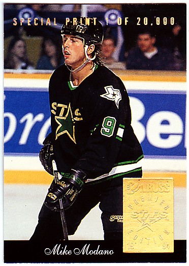 1993-94 Donruss Special Print #F Mike Modano