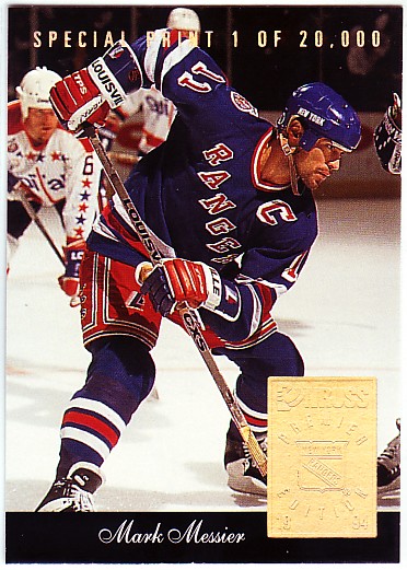 1993-94 Donruss Special Print #O Mark Messier