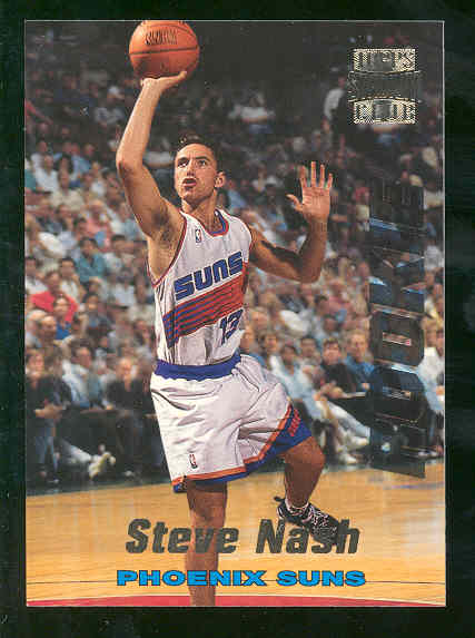 1996 97 Topps Stadium Club #R13 Stev Nash Phoenix Suns Rookie Card Mint Condition 
