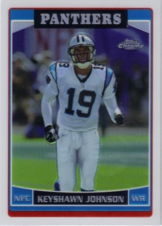 2006 Topps Chrome Refractors #156 Keyshawn Johnson