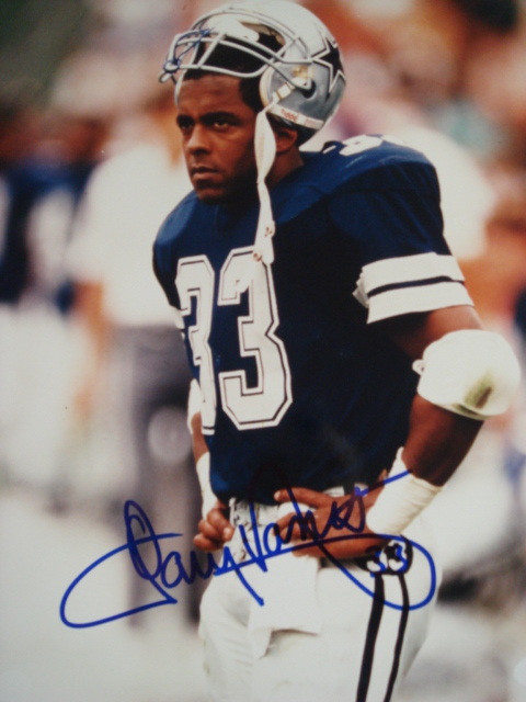 Tony Dorsett Autographed 8 x 10 Cowboys picture With PSA Coa