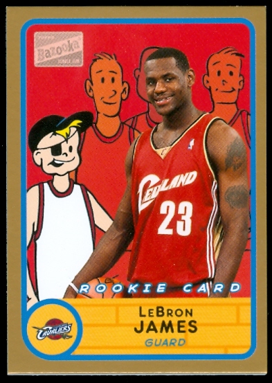 2003-04 Bazooka Parallel #276 LeBron James BAZ