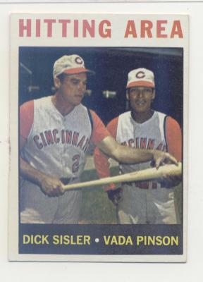 1964 Topps #162 Hitting Area/Dick Sisler CO/Vada Pinson