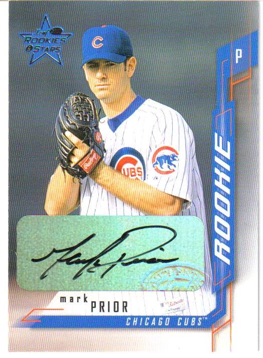 2001 Leaf Rookies and Stars Autographs #273 Mark Prior/100 *