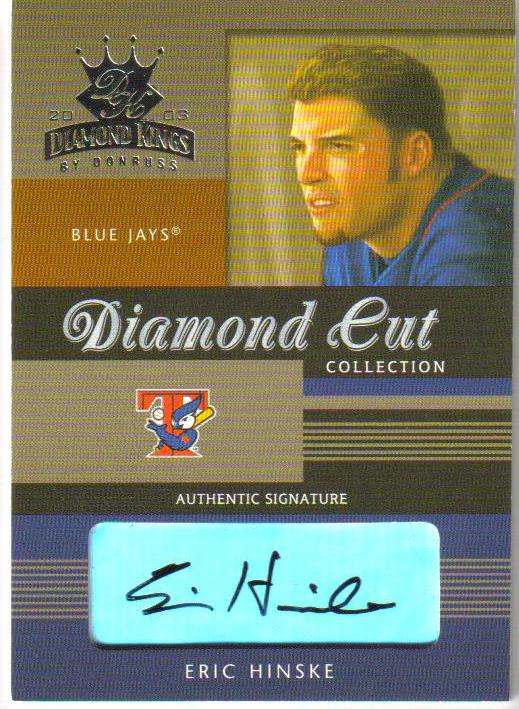 2003 Diamond Kings Diamond Cut Collection #15 Eric Hinske AU/150