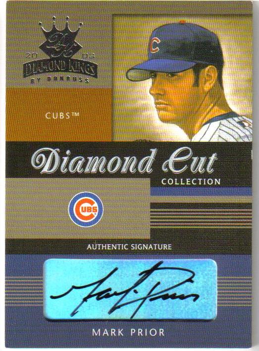 2003 Diamond Kings Diamond Cut Collection #18 Mark Prior AU/150