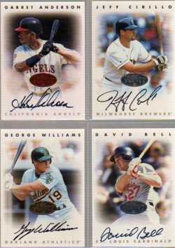 1996 Leaf Signature Autographs Silver #19 David Bell