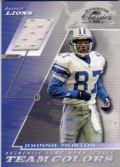 2001 Donruss Classics Team Colors #TC42 Johnnie Morton