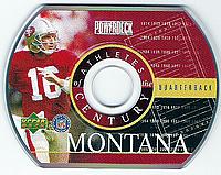 1999 Upper Deck Athletes of the Century PowerDeck #NNO Joe Montana