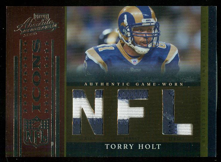 2006 Absolute Memorabilia NFL Icons Materials Prime #29 Torry Holt
