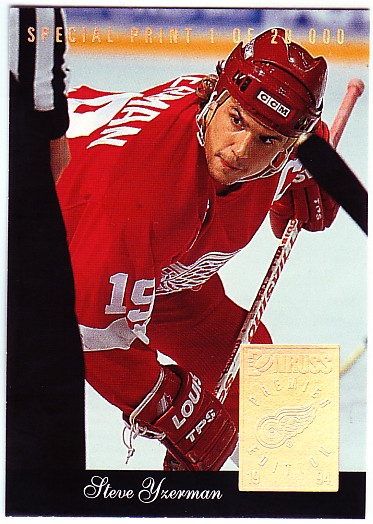 1993-94 Donruss Special Print #G Steve Yzerman