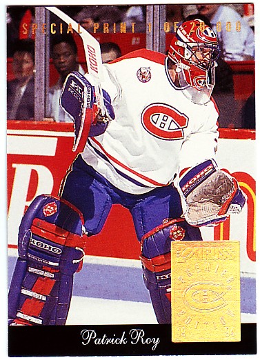 1993-94 Donruss Special Print #L Patrick Roy