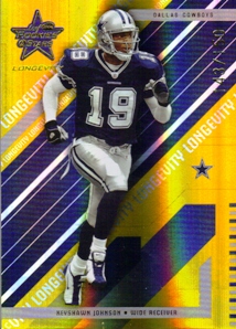 2004 Leaf Rookies and Stars Longevity Gold #25 Keyshawn Johnson