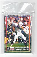 1995 NFL Properties Back-To-School football set (Aikman, Irvin, Elway, Emmitt, Montana, Seau, more)