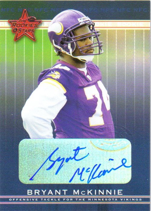 2002 Leaf Rookies and Stars Rookie Autographs #136 Bryant McKinnie