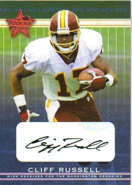 2002 Leaf Rookies and Stars Rookie Autographs #150 Cliff Russell