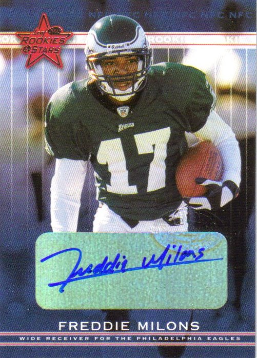 2002 Leaf Rookies and Stars Rookie Autographs #176 Freddie Milons