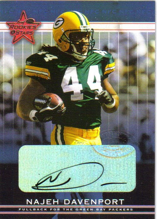 2002 Leaf Rookies and Stars Rookie Autographs #250 Najeh Davenport