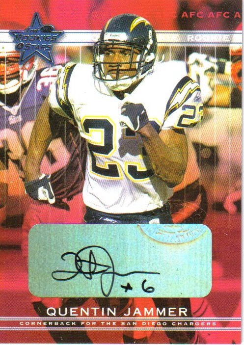2002 Leaf Rookies and Stars Rookie Autographs #259 Quentin Jammer