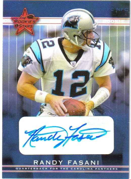 2002 Leaf Rookies and Stars Rookie Autographs #263 Randy Fasani