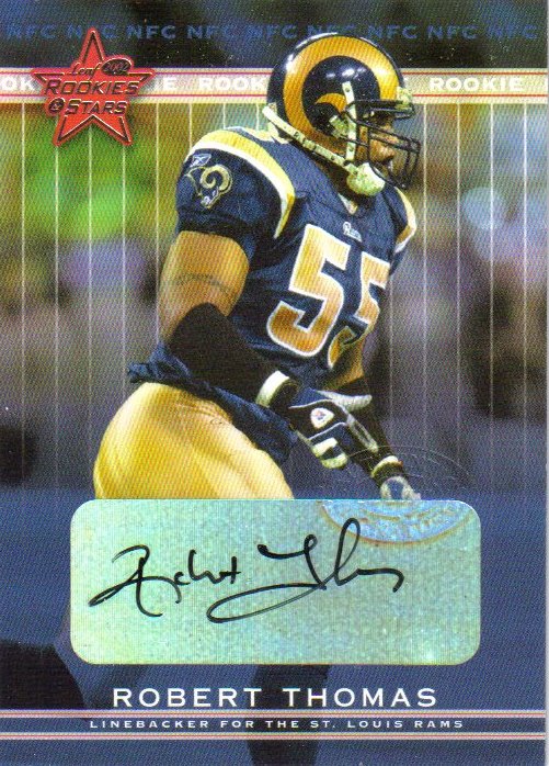 2002 Leaf Rookies and Stars Rookie Autographs #268 Robert Thomas