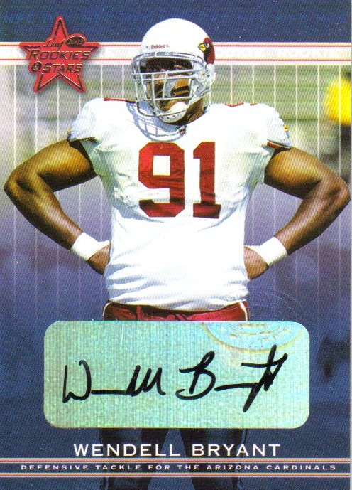 2002 Leaf Rookies and Stars Rookie Autographs #293 Wendall Bryant