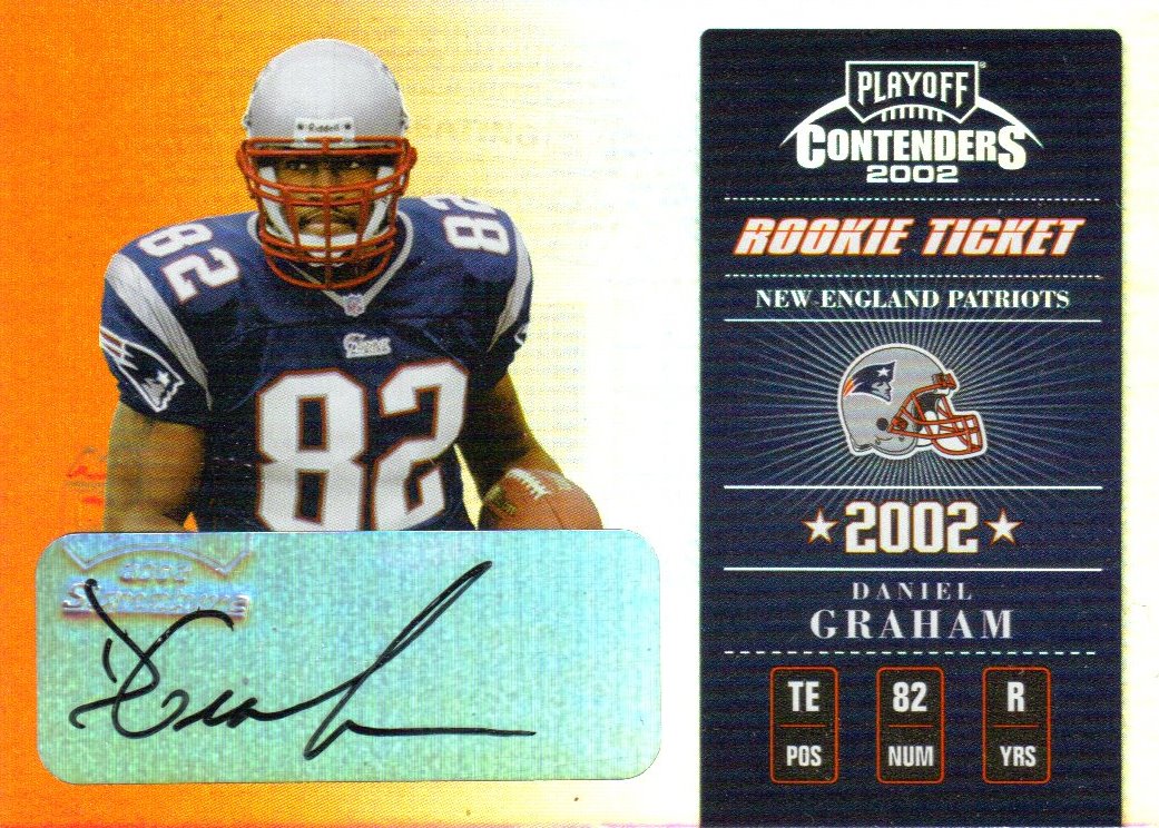 2002 Playoff Contenders #121 Daniel Graham AU/185 RC