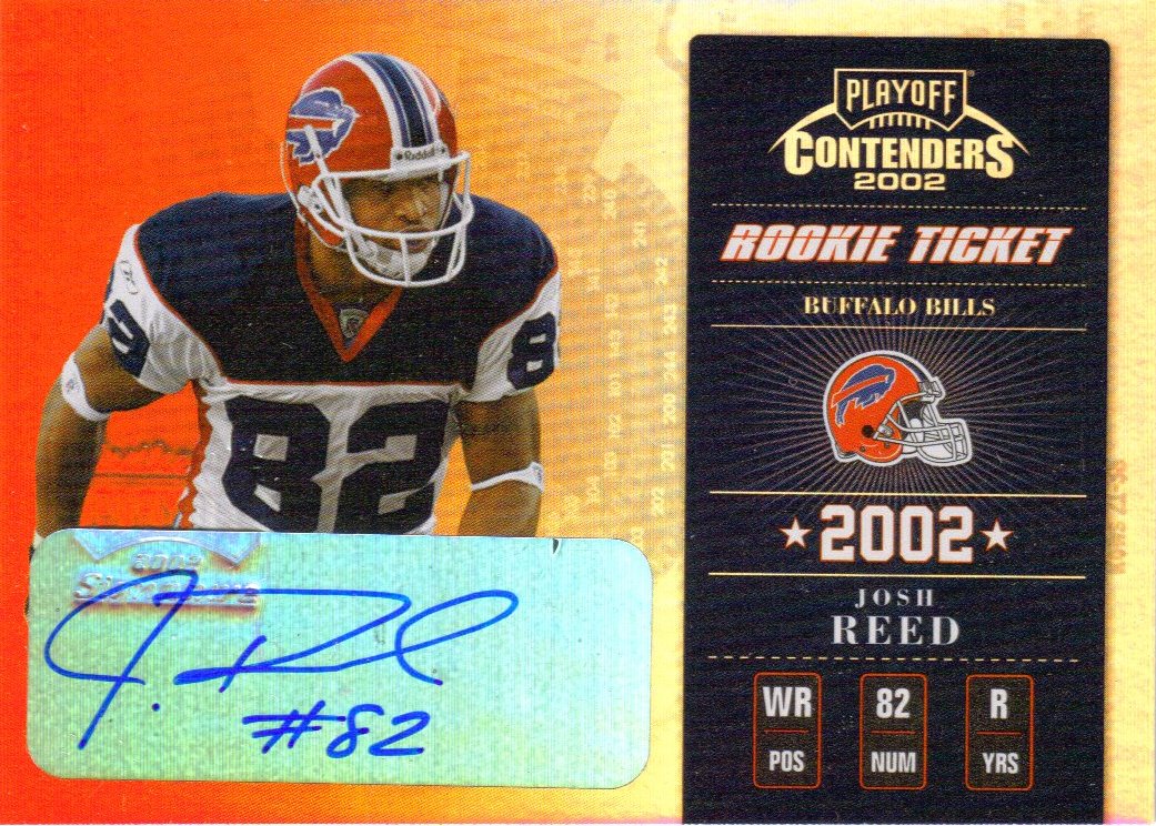 2002 Playoff Contenders #140 Josh Reed AU/290 RC