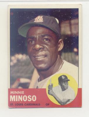 1963 Topps #190 Minnie Minoso