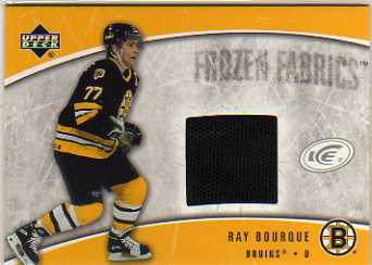 2005-06 Upper Deck Ice Frozen Fabrics #FFRB Ray Bourque