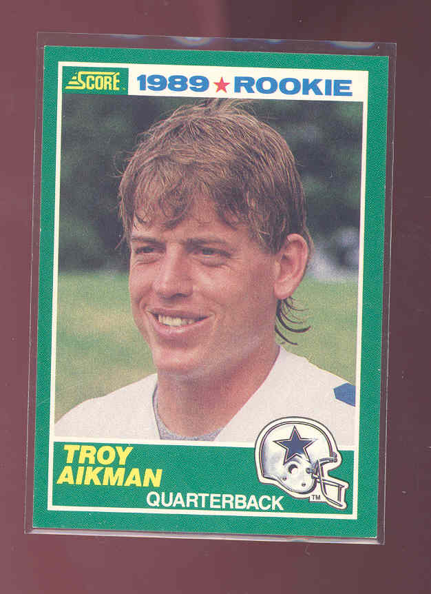 1989 Score #270 Troy Aikman RC