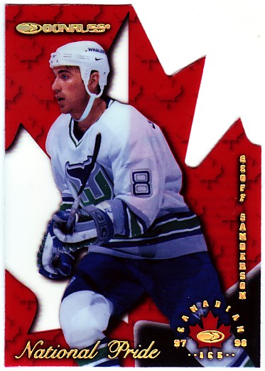 1997-98 Donruss Canadian Ice National Pride #14 Geoff Sanderson