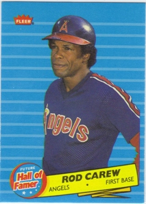 1986 Fleer Future Hall of Famers #4 Rod Carew