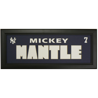 Mickey Mantle Yankees - Sports Card / Photo Black Display Frame 