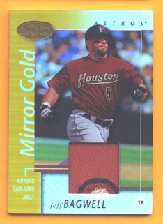2002 Leaf Certified Mirror Gold #86 Jeff Bagwell Jsy