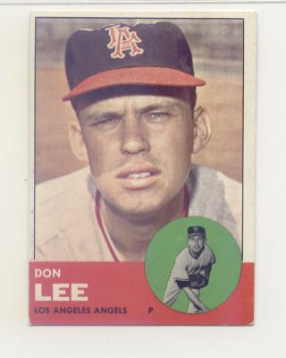 1963 Topps #372 Don Lee