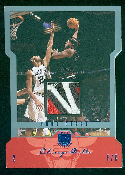 2004-05 SkyBox LE Jersey Proofs Patches 15 #10 Eddy Curry